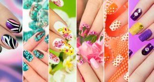 Bunte Nailart