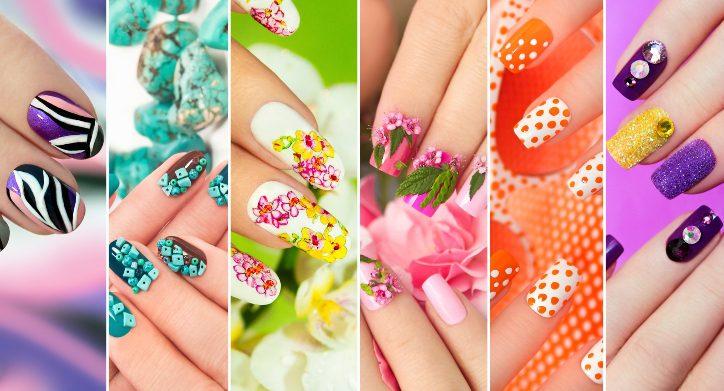 Bunte Nailart