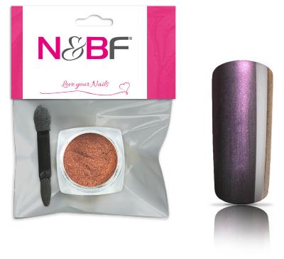 N&BF Mirror Chrome Pigment Kir Royal