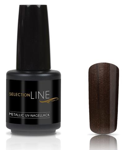 Selection Line Metallic UV Nagellack Choco Brown 15ml