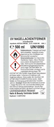 UV Nagellackentferner mit Erdbeerduft 500 ml