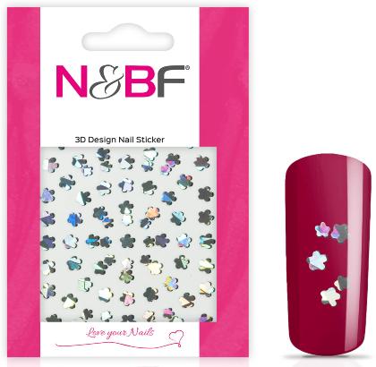 Nagelsticker Silver Clover