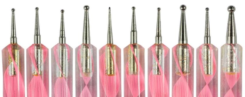 Nailart Dotting Pen Rosa 5er Set