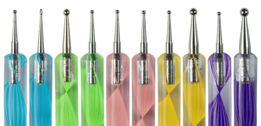 Nailart Dotting Pen bunt 5er Set