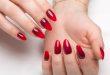 Gradient Nails in Rot