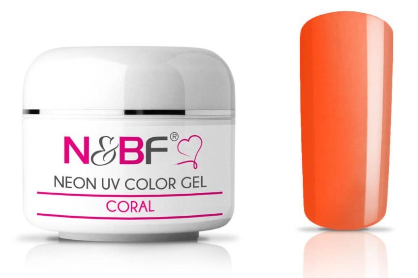 Neon Farbgel Coral 5ml Hautfarbe