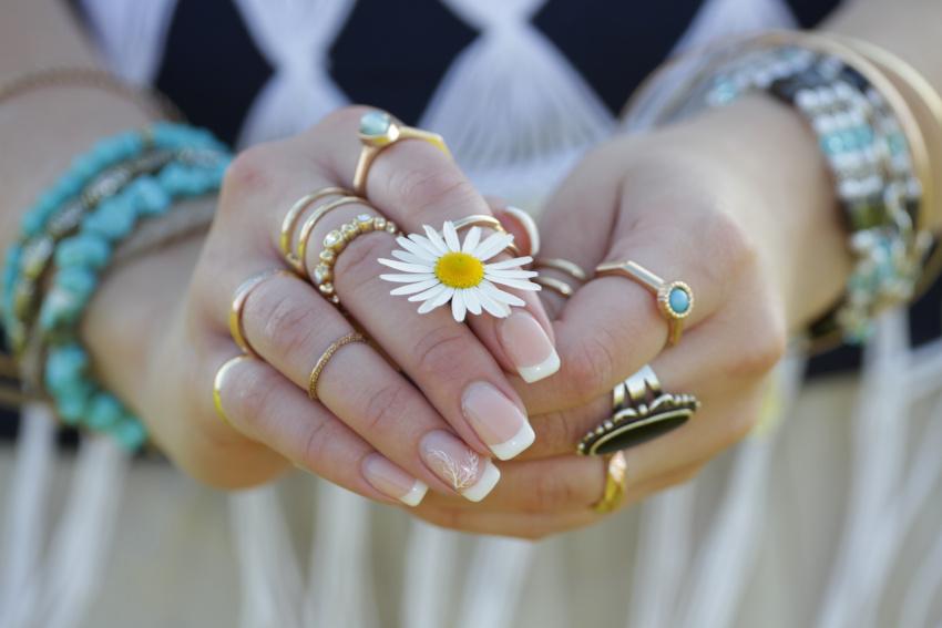 French Boho Nails