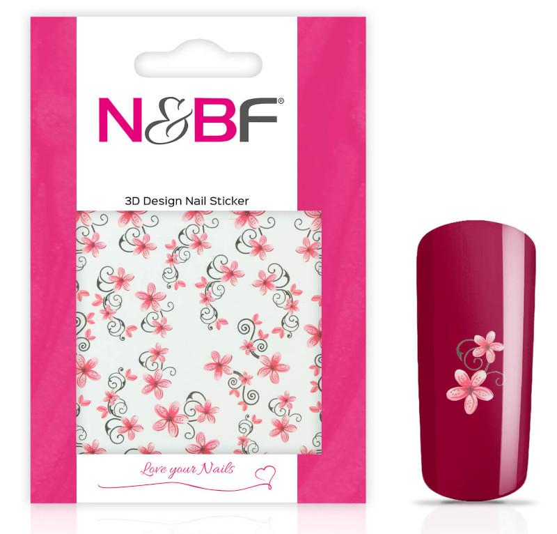 Nail Tattoos Red Summer Flower