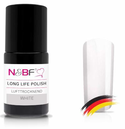 N&BF Long Life Polish White 15ml