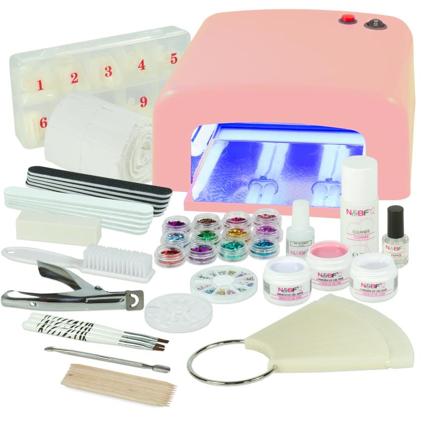 UV Gel Nagelstudio Starter Set Pink 