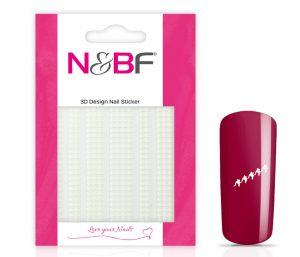 Nagelsticker Fancy Fence White 