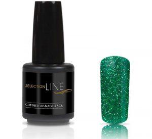 Selection Line Glimmer UV Nagellack Black Forest Green 15ml 