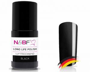 N&BF Long Life Polish Black 15ml