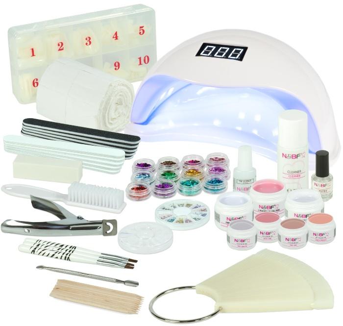 UV Gel Nagelstudio Starter Set Set Soft Nudes