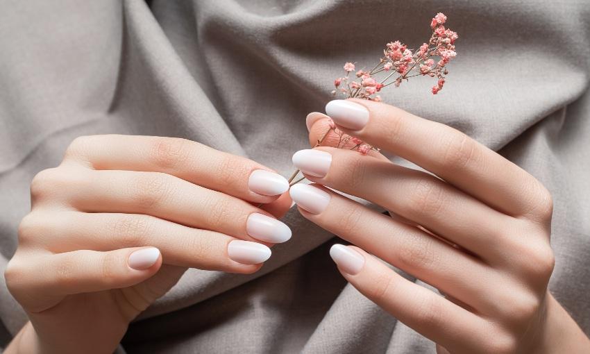 Shellac Nägel Babyboomer Trend N&BF