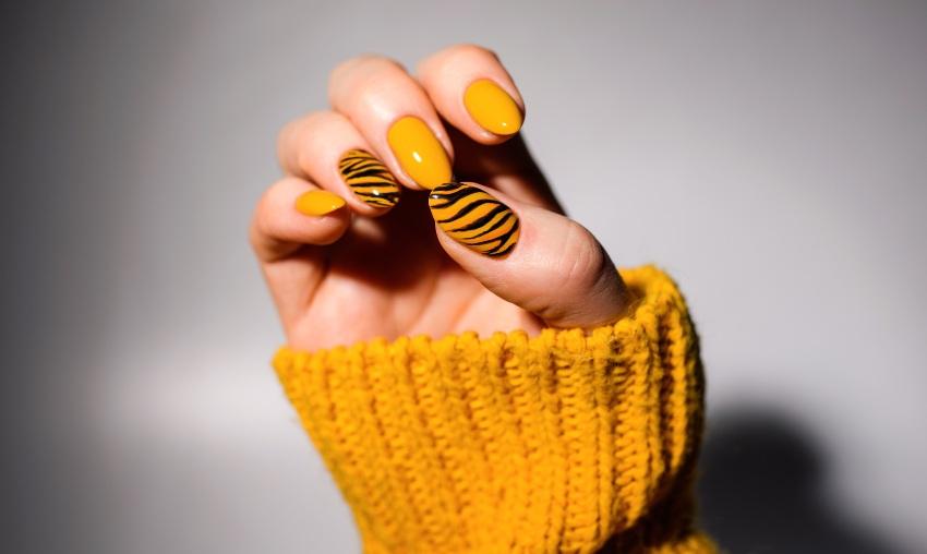 Fingernaegel-Tiger-Design - Nailart von der Natur inspiriert