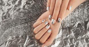 Metallic Nails Silberfarben
