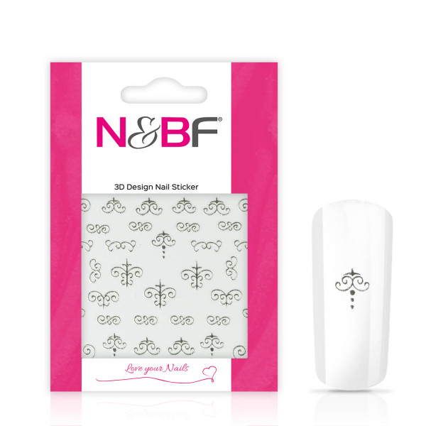 Nails-and-Beauty-Factory-Nagelsticker-Silver-Royal-Ornament-124133646