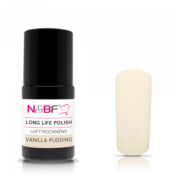 Nails & Beauty Factory Long Life Nagellack Vanilla Pudding 15ml