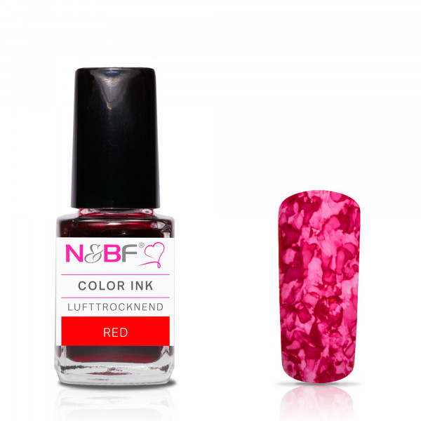 Nails & Beauty Factory Color Ink Red 12ml
