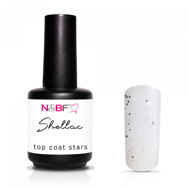 Nails & Beauty Factory Shellac Top Coat Stars 12ml