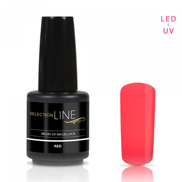 Nails & Beauty Factory Selection Line Neon UV Nagellack Red 15 ml
