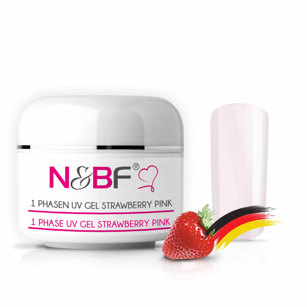 Nails & Beauty Factory 1-Phasen UV Gel Strawberry Pink 30 ml 