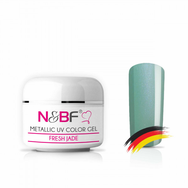 Nails & Beauty Factory Metallic UV Colorgel Fresh Jade Farbgel 5 ml