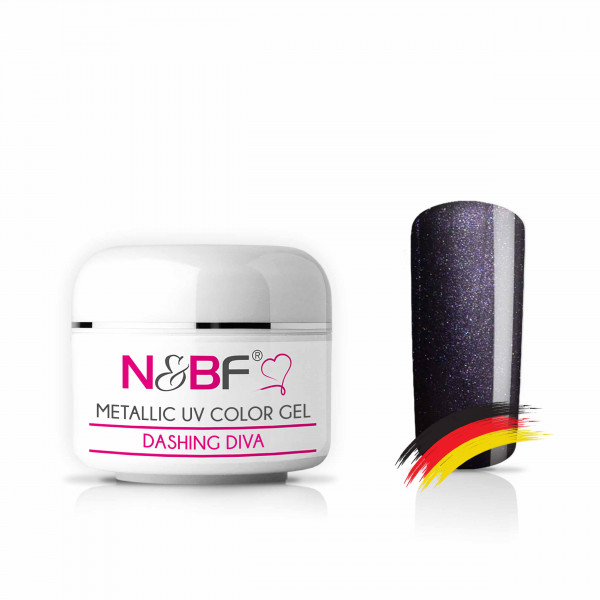 Nails & Beauty Factory Metallic UV Colorgel Dashing Diva Farbgel 5 ml