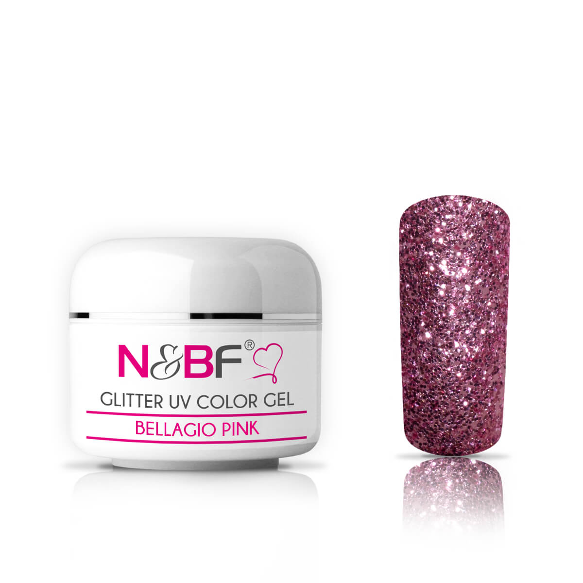 UV Glitzer Farbgel 5ml versch. Farben | Glitter Effekt Color Gel Sparkling Nails - Bild 11 von 51