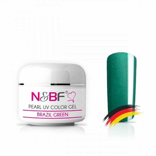 Nails & Beauty Factory Pearl UV Color Gel Brazil Green Farbgel 5 ml