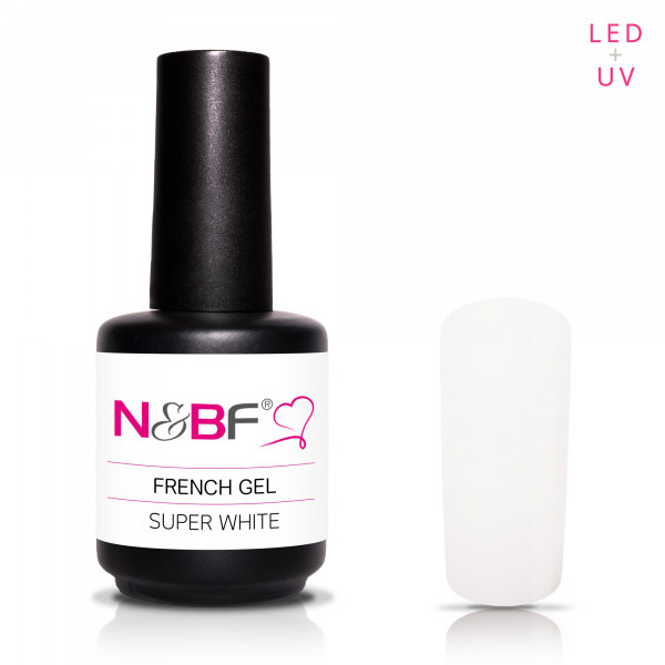 Nails & Beauty Factory French Gel Super White 15ml