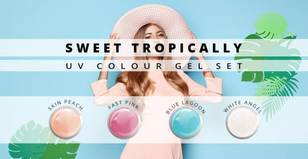 Nails & Beauty Factory Farbgelset Sweet Tropically 4er Set