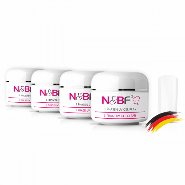 Nails & Beauty Factory 1-Phasen UV Gel Klar 200 ml
