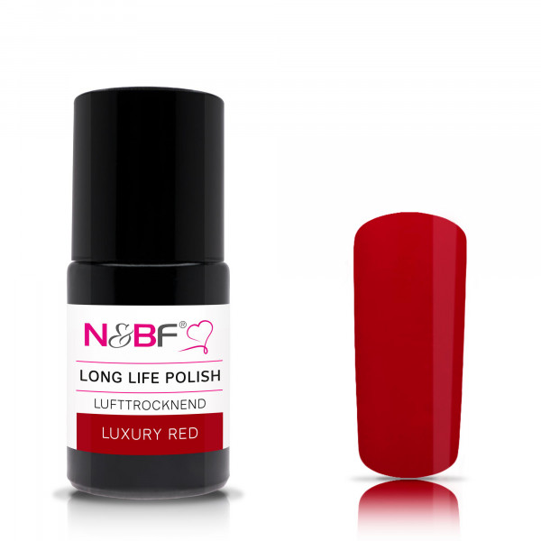Nails & Beauty Factory Long Life Nagellack Luxury Red 15ml
