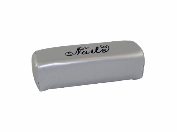 Handauflage Kunstleder Silber