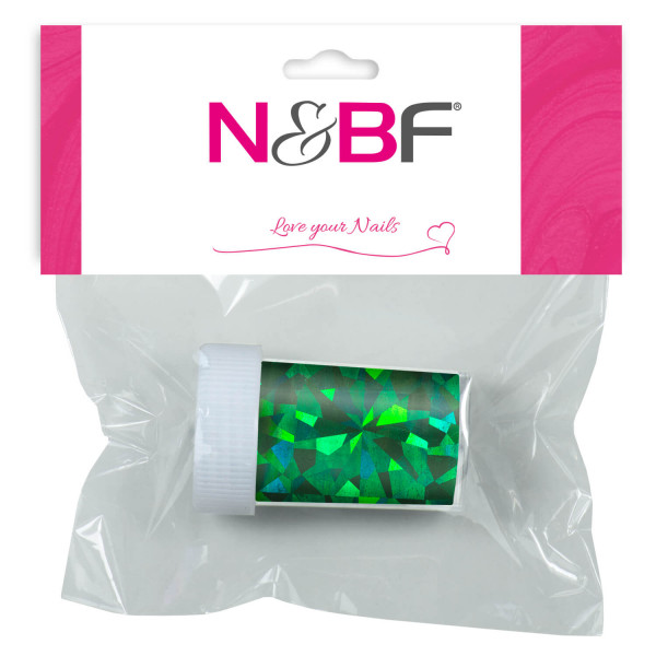 Nails-and-Beauty-Factory-Nailart-Transfer-Nagelfolie-Nailfoil-Hologram-Green
