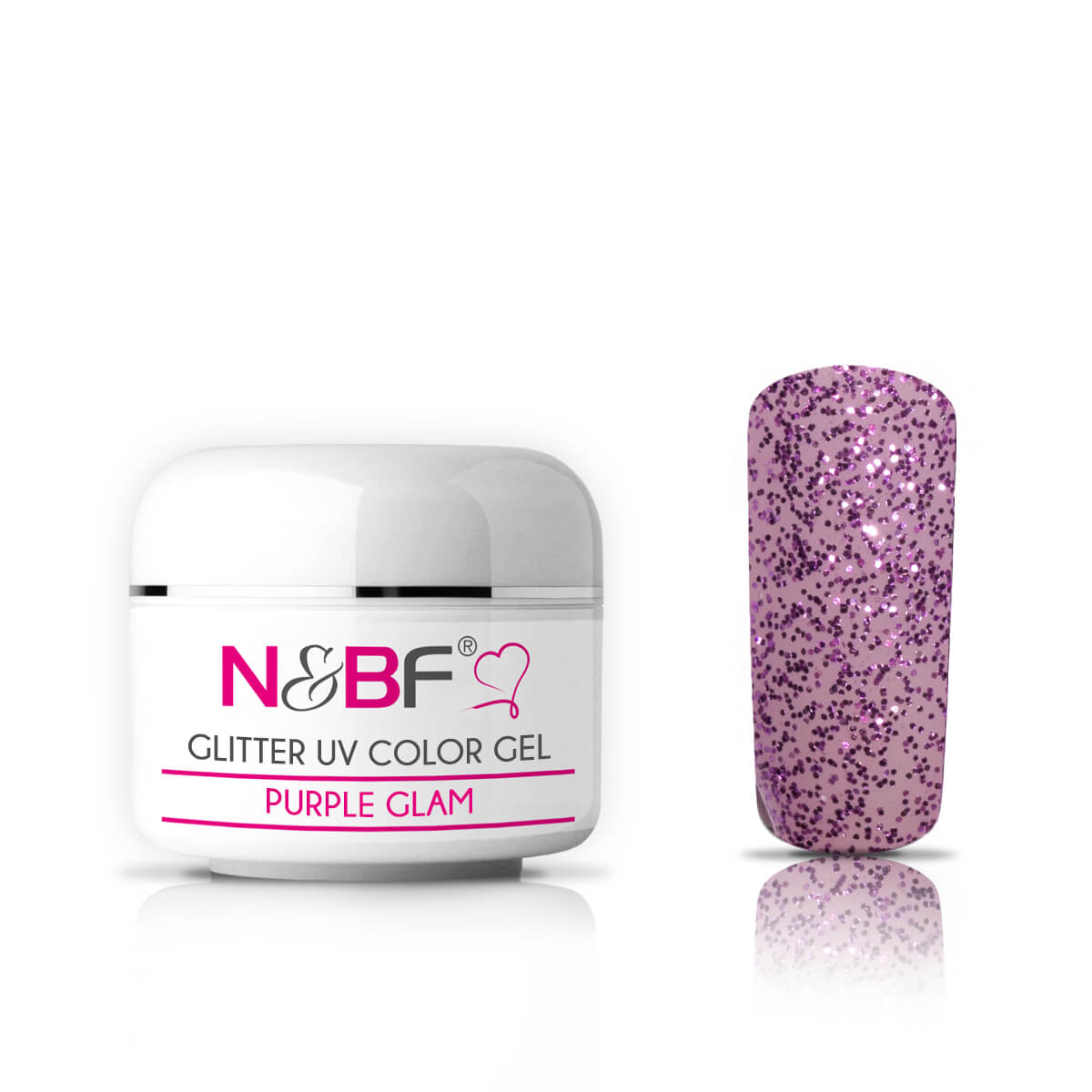 UV Glitzer Farbgel 5ml versch. Farben | Glitter Effekt Color Gel Sparkling Nails - Bild 33 von 51