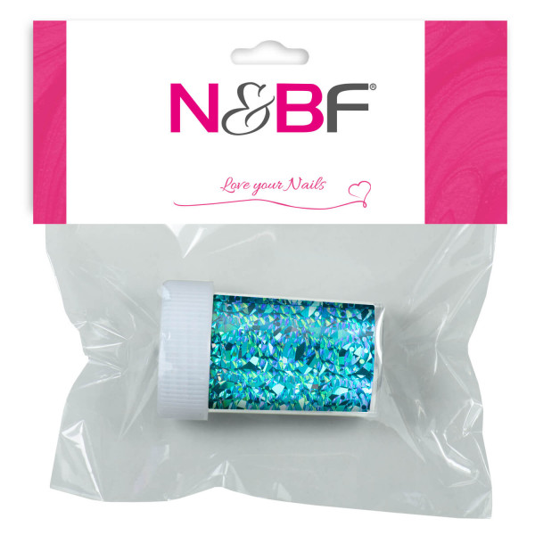 Nails-and-Beauty-Factory-Nailart-Transfer-Nagelfolie-Nailfoil-Glimmer-Caribic-Blue