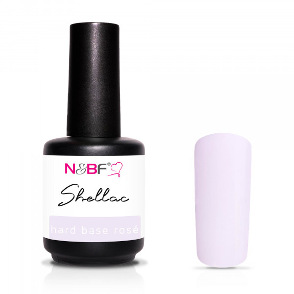 Nails & Beauty Factory Shellac Hard Base Rose 12ml