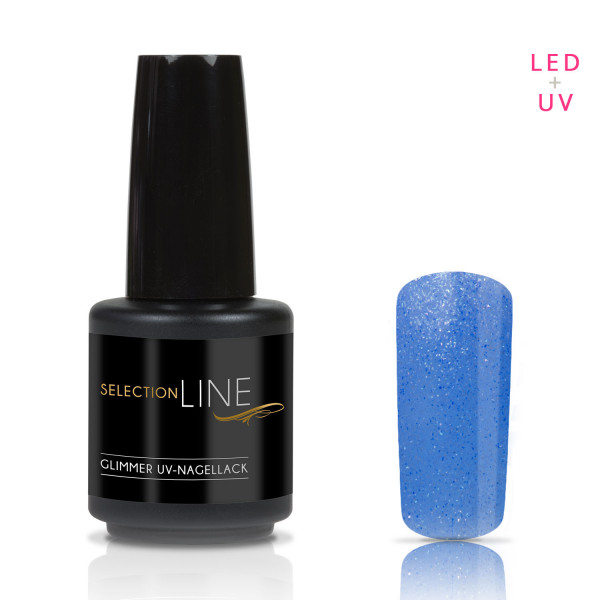 Nails & Beauty Factory Selection Line Glimmer UV Nagellack Blue 15ml
