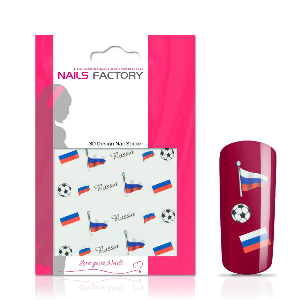 Nails Factory Nail Tattoos Fussball Russia