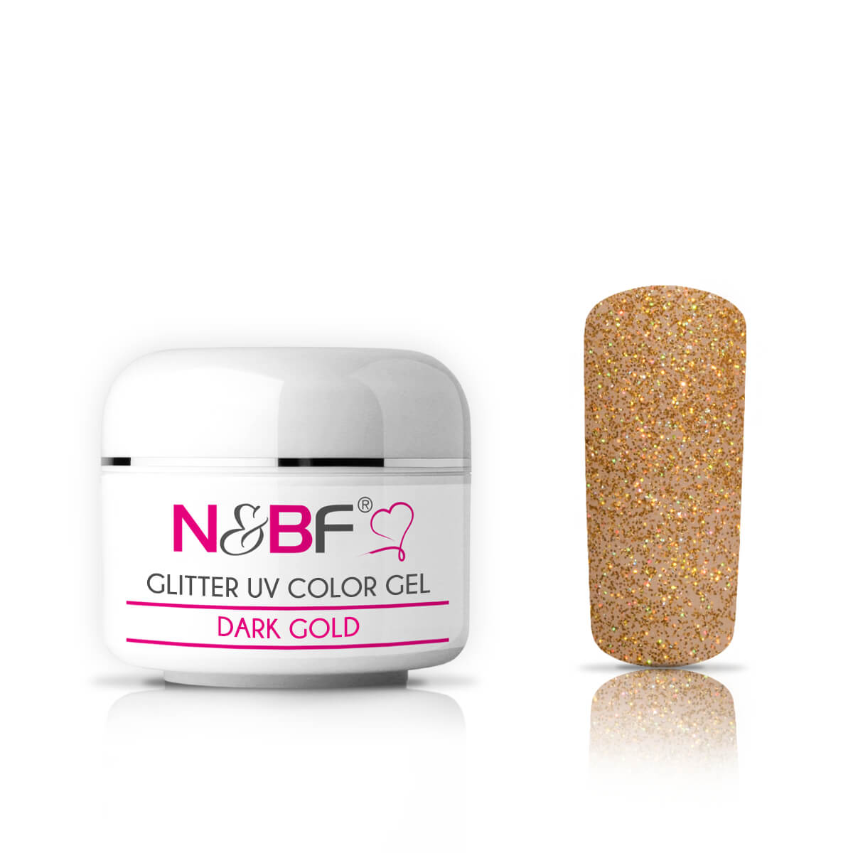 UV Glitzer Farbgel 5ml versch. Farben | Glitter Effekt Color Gel Sparkling Nails - Bild 15 von 51