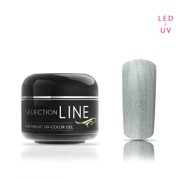 Nails Factory Selection Line Metallic Farbgel Silver