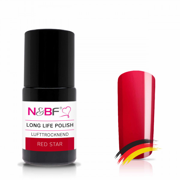 Nails & Beauty Factory Long Life Nagellack Red Star 15ml