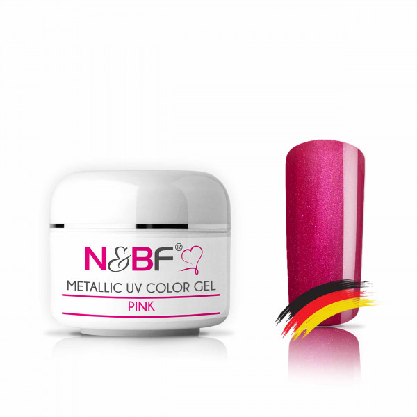 Nails & Beauty Factory Metallic UV Colorgel Pink Farbgel 5 ml