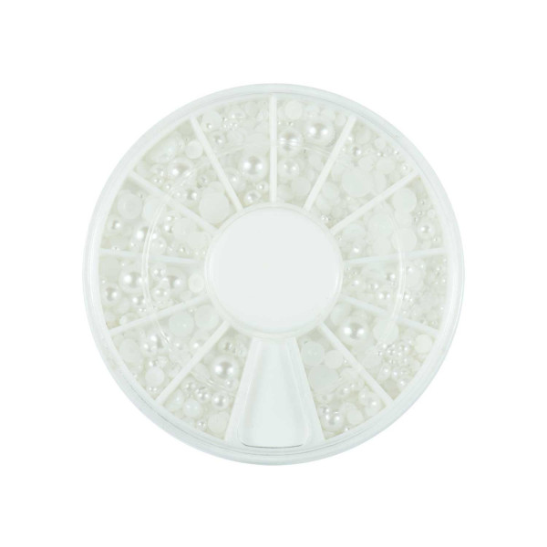 Nails Factory White Wedding Pearls 720 Stück