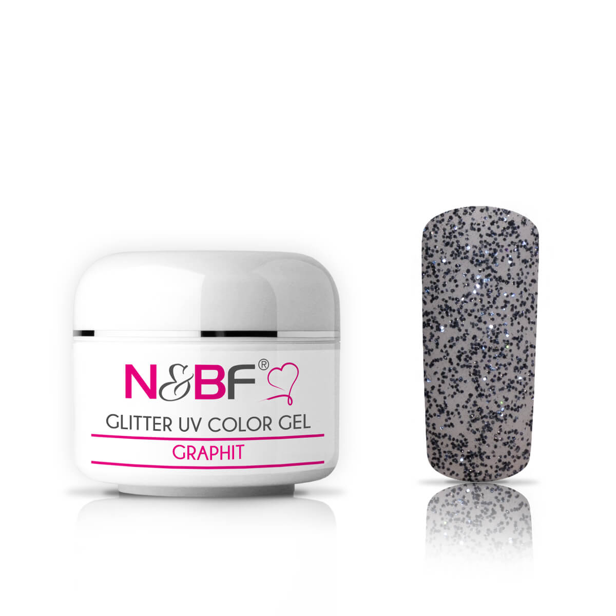 UV Glitzer Farbgel 5ml versch. Farben | Glitter Effekt Color Gel Sparkling Nails - Bild 25 von 51