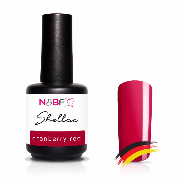 Nails & Beauty Factory Shellac Cranberry Red 12 ml