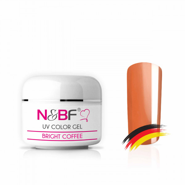 Nails & Beauty Factory UV Color Gel Bright Coffee Farbgel 5 ml